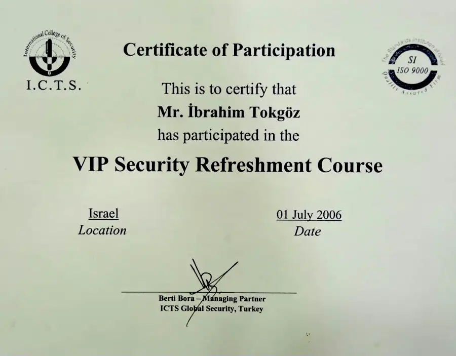 VIP Security Refreshment Course